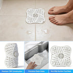 4 Pack Shower Drain Hair Catcher, Premium Silicone Shower Hair Catcher - Image 4