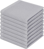 Homaxy 100% Cotton Waffle Weave Kitchen Dish Cloths, Ultra Soft Absorbent Quick by Homaxy