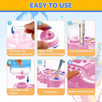 New Paint Brush Cleaner Tool, Brush Rinser Cup Painting Running Water - Image 5