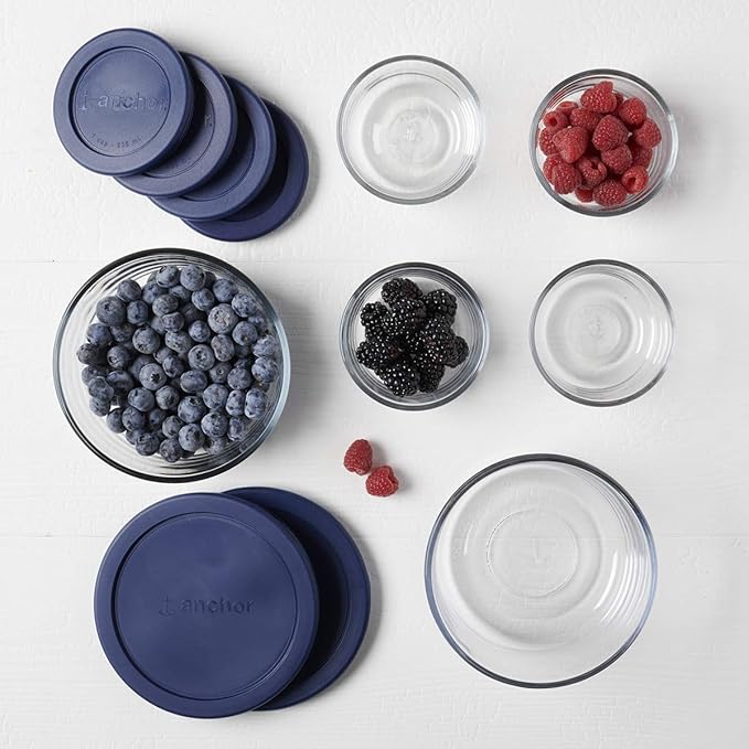 Anchor Hocking 12 Piece Glass Storage Containers - Image 8