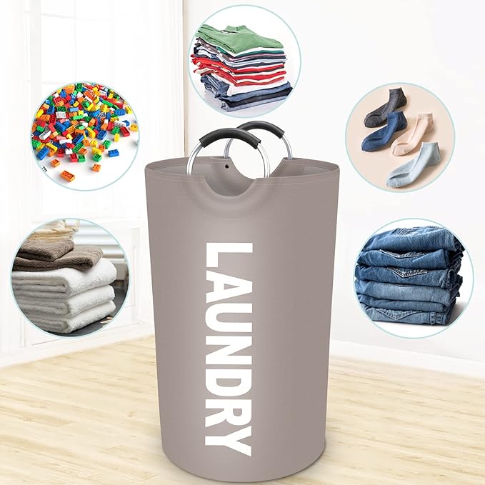 StorageRight 90L Large Laundry Basket, Laundry Hamper, Dirty Clothes Hamper - Image 5