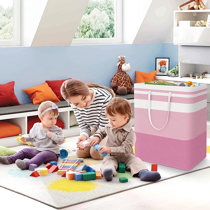 StorageRight Large Collapsible Laundry Basket Hamper - Image 7