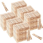 SenseYo 300 Pcs 2.9 Inch Wooden Clothespins Clips by SenseYo