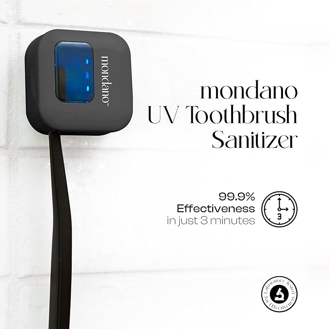 Mondano UV-C Toothbrush Sanitizer and Holder, Toothbrush Case - Image 2