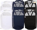 AQQA 6 Pcs Handy Laundry Collapsible Mesh Foldable Hampe, Popup Laundry Basket by AQQA