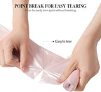 5 Rolls Small Trash Garbage Bags, 4 Gallon Strong Thin Material Disposable - Image 2