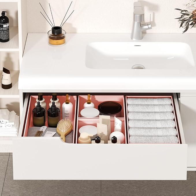 DIMJ Drawer Organizer Clothes Storage- 18 Pack Baby Dresser Organizer - Image 5