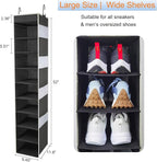 Large-Sized Hanging Shoe Organizer 10-Shelf, Sturdy Hanging Closet Organizer - Image 3