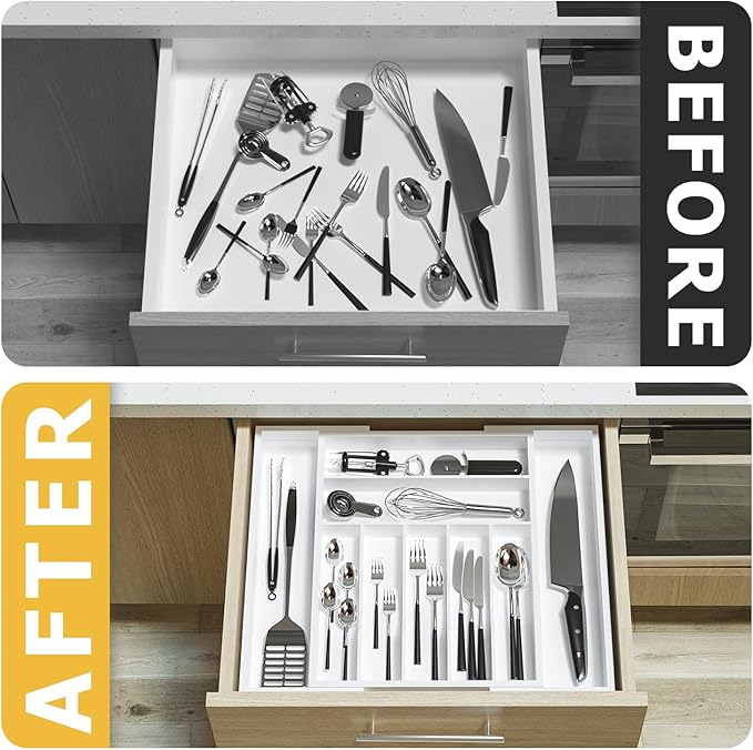 Utensil Organizer Silverware Drawer Organizer - Image 3