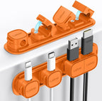 6 Pack Magnetic Cable Clips, Laitver Cord Organizer Holder Strong Adhesive Desk by Unknown