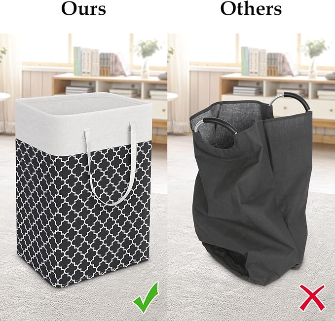 StorageRight Laundry Basket Hamper Large Collapsible Laundry Hamper - Image 5