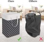 StorageRight Laundry Basket Hamper Large Collapsible Laundry Hamper - Image 5