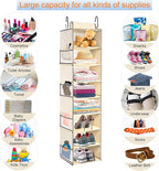 Large-Sized Hanging Shoe Organizer 8-Shelf, Hanging Closet Organizer - Image 6