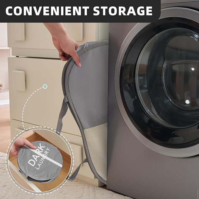 Collapsible Laundry Basket Durable Pop Up Hamper - Image 6