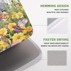 Spring Summer Floral Birds Dish Drying Mat - Image 4