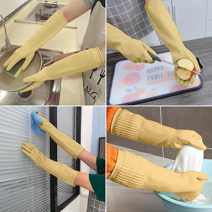 Reusable Rubber Cleaning Gloves - Image 4