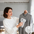 Rechargeable Fabric Shaver, 2-in-1 Lint Remover - Image 2