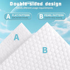 100 Count Disposable Face Towel, Biodegradable Cotton Facial Dry Wipes - Image 2