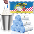 2 Gallon Trash Bags Drawstring 0.96 Mil by TFORING%C2%AE