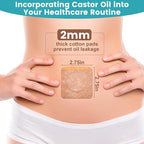 36Pcs Castor Oil Pack Wrap, Organic Cotton Castor Oil Patches - Image 5