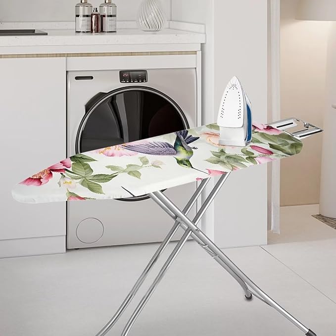 Sprowallow Hummingbird Flower Ironing Board Cover and Pad Full Size Scorch - Image 2