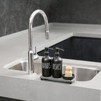 MOMEEMO Matte Black Soap Dispenser Set Comes - Image 5