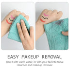 SINLAND Absorbent Coral Velvet Washcloth Ultra Soft Microfiber Face Towels 12 x - Image 5