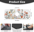2Pcs Dish Drying Mats Faucet Mats Sets Large Size Coffee Mats Sink Faucet Mat - Image 6