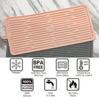 Dish Drying Mat, Large Silicone Drying Mat, Silicone Kitchen Countertop Drying - Image 3