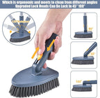 Shower Cleaning Brush, 4 in 1 Tile Tub Shower Scrubber - Image 6