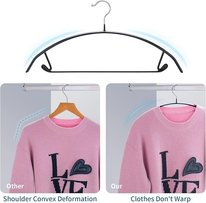 Black Hangers 20 Pack - Image 3