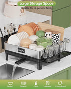 Dish Racks, Thicker Premium 304 Stainless Steel Dish Drying Rack - Image 8