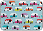 ALAZA Dish Drying Mat, Happy Camper Caravan Super Absorbent Reversible Rack by ALAZA