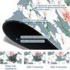Colorful Wildflowers Kitchen Sink Splash Guard Faucet Mat White Orchid Super - Image 3