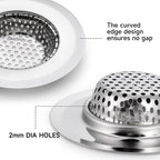 2PCS Bathtub Drain Strainer Cover - Image 3