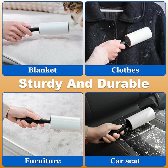 Lint Roller, 660 Sheets with 3 Handles, Pet Hair Remover - Image 3