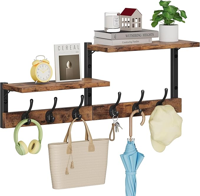 Homeiju 28.7" Coat Rack Wall Mount by Homeiju