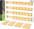ANTOWIN 4 Pack Expandable Drawer Dividers, 2.2'' High, Extend from 17'' to 22'' by ANTOWIN