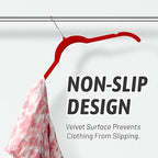30 Pack Velvet Hangers – Non-Slip Slim Clothes Hangers - Image 5