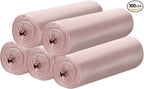 5 Rolls Small Trash Garbage Bags, 4 Gallon Strong Thin Material Disposable by Yourlifelittleassistant
