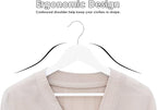 StorageWorks White Wooden Hangers 30 Pack, Heavy Duty Wood Hangers - Image 8