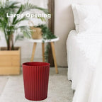 JiatuA Small Trash Can Plastic Wastebasket Round Garbage Container Bin - Image 4