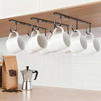 3pcs Under Cabinet Mug Hooks, Adhesive/Screw 2 Ways Install Mug Holder by DEPAOTLUX