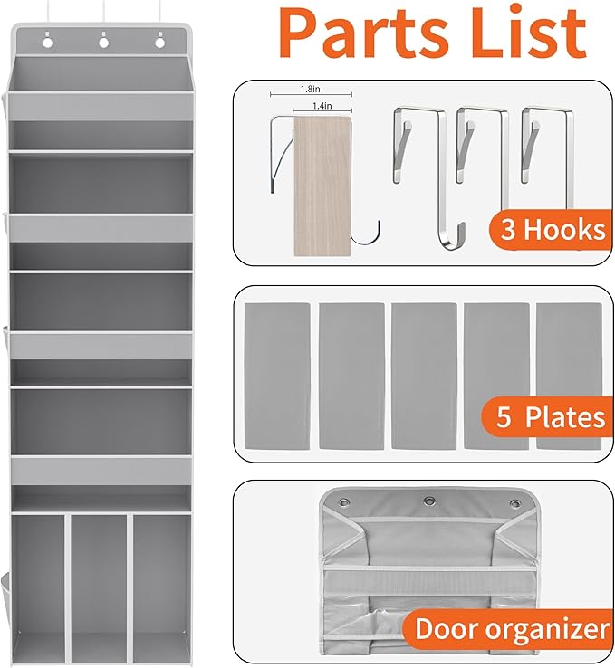 Heavy Duty Over the Door Organizer - Image 8