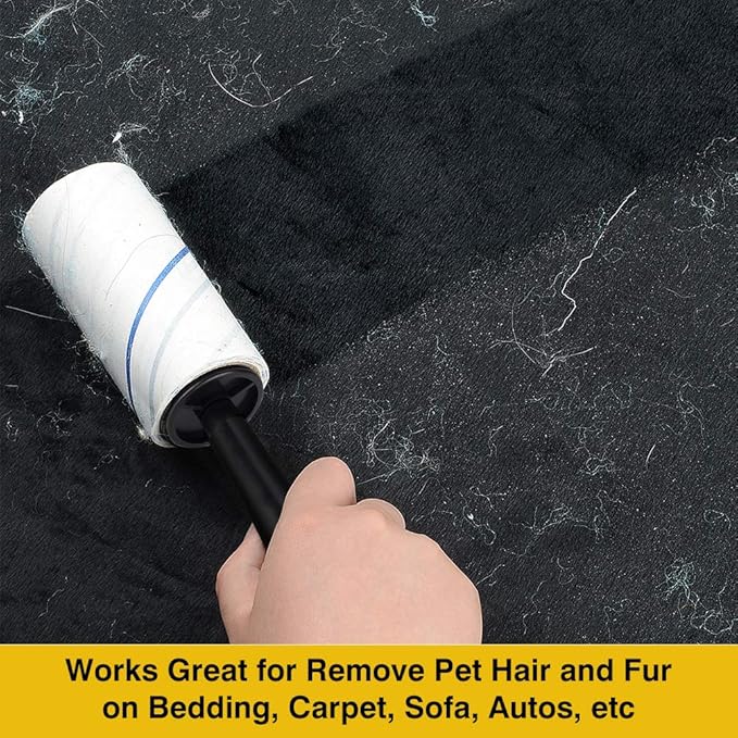 Extra Sticky Lint Rollers for Pet Hair Small Pet Hair Rollers Dog Cat Fuzz - Image 3
