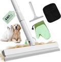Carpet Rake for Pet Hair Removal Tool - 4 in 1 Pet Hair Remover Kit for Dog Cat by PWBSLAI