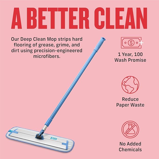 E-Cloth Deep Clean Microfiber Mop - Image 3