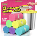 Small Trash Bags 3 Gallon -150 Count Mini Garbage Bags Unscented, 12 Liter by TFORING%C2%AE