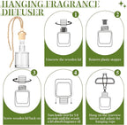 AROIC 6 Pack Car Air Freshener Hanging, New Car Scent Natural Plant Essential - Image 6