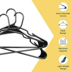 Lifemaster Plastic Clothes Hangers – Heavy Duty Hanger Set, - Image 4